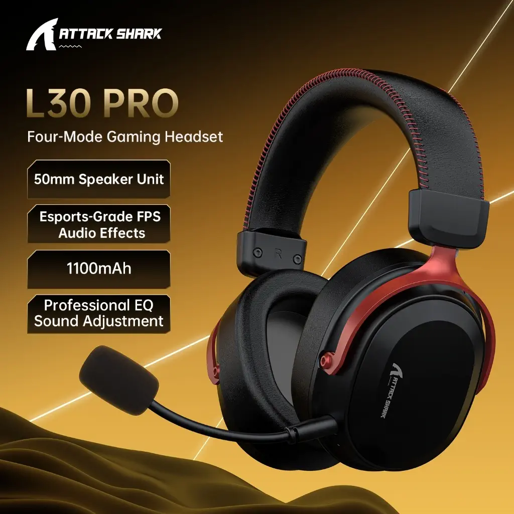 ATTACK SHARK L30 Pro Wireless 7.1 Gaming Headset